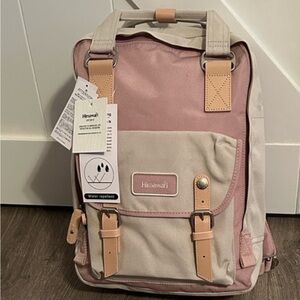 Pink and Cream Backpack